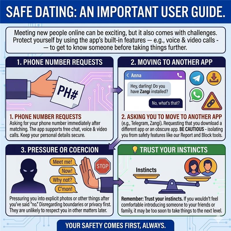 Staying safe online illustration